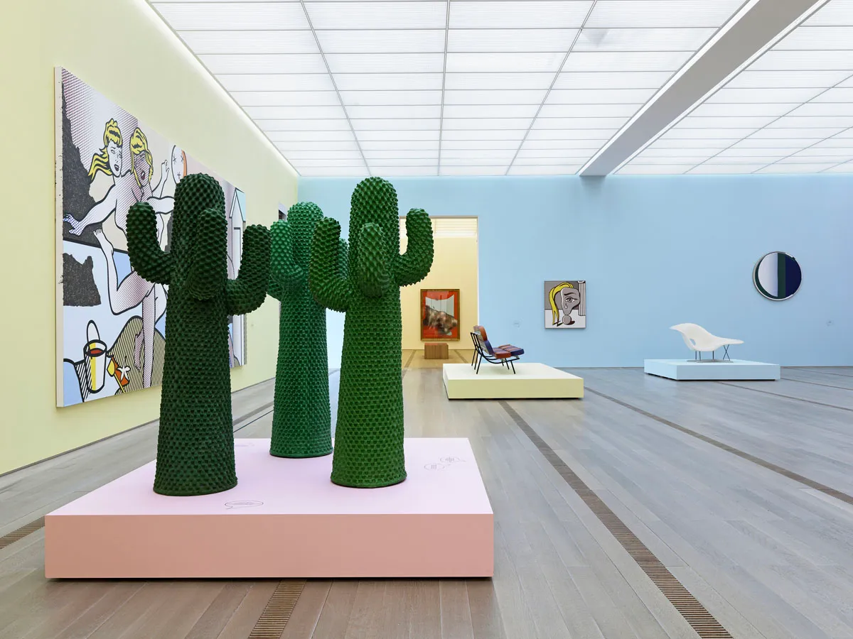 Gufram Another Green Cactus in un ambiente